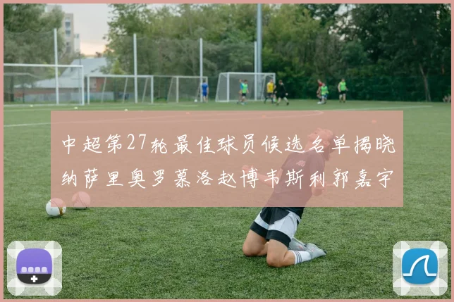 中超第27轮最佳球员候选名单揭晓纳萨里奥罗慕洛赵博韦斯利郭嘉宇争夺荣誉